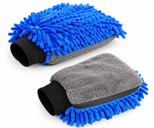 2-Pack Chenille Microfibre Car Wash Gloves