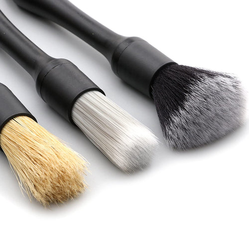 3-Piece Car Detailing Brush Set – Interior & Exterior
