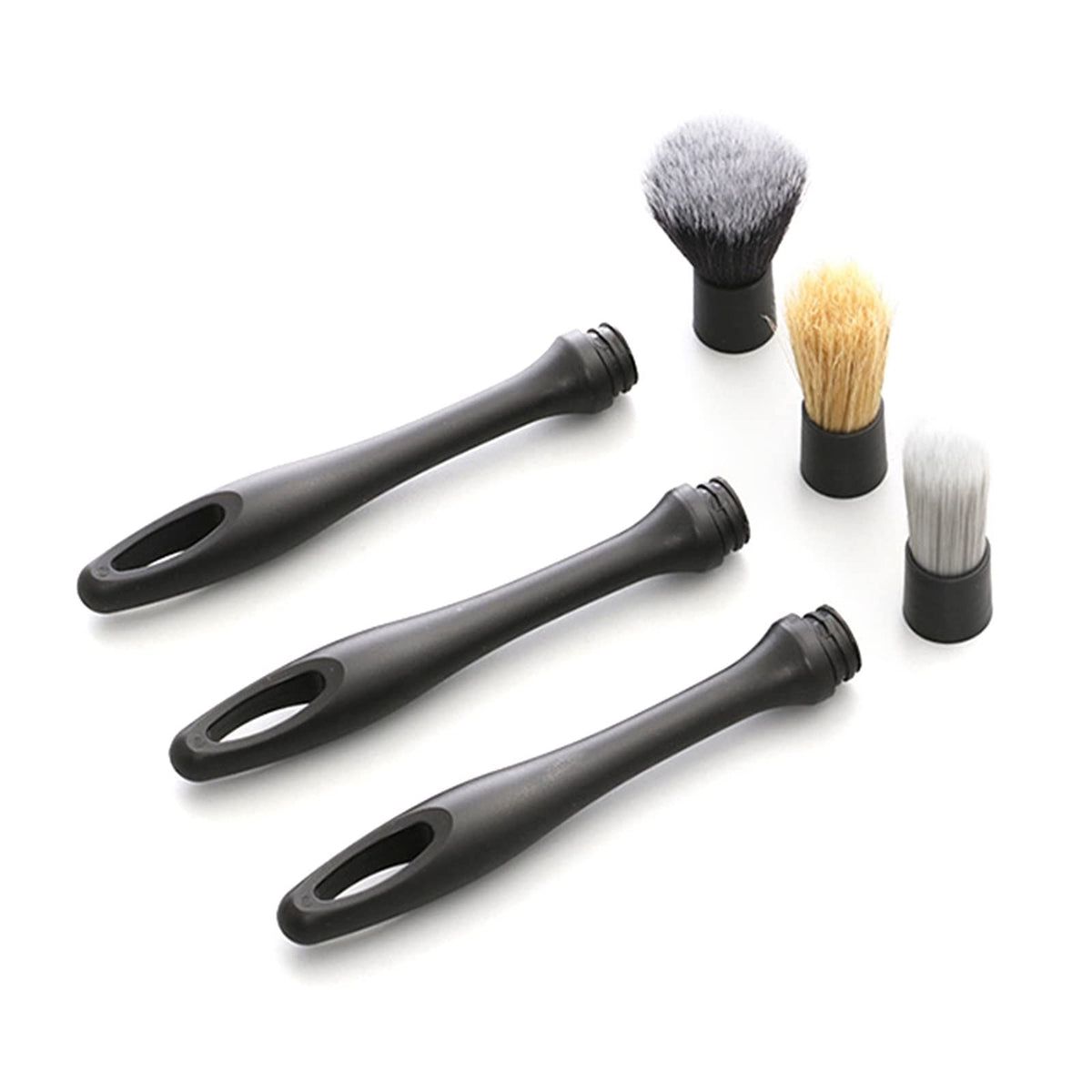 3-Piece Car Detailing Brush Set – Interior & Exterior