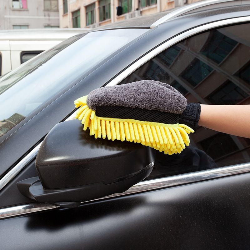 2-Pack Chenille Microfibre Car Wash Gloves